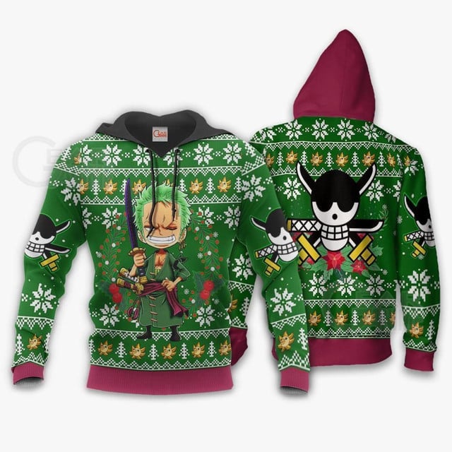 Happy Zoro Premium Outerwear Ugly Christmas