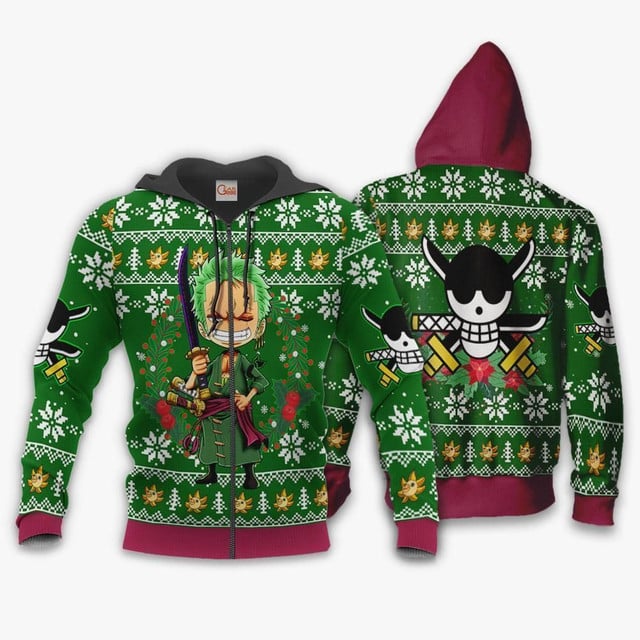 Happy Zoro Premium Outerwear Ugly Christmas
