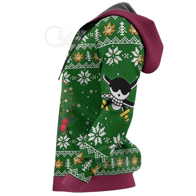 Happy Zoro Premium Outerwear Ugly Christmas