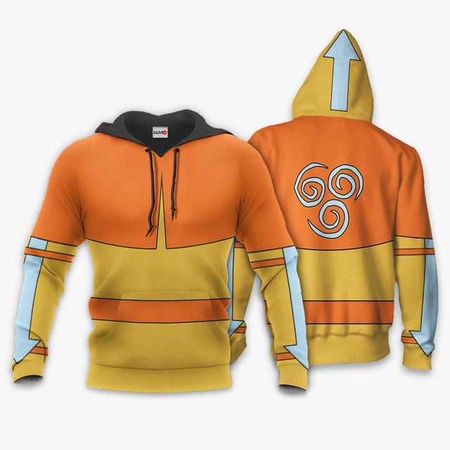 Avatar Aang Uniform Premium Outerwear Costume