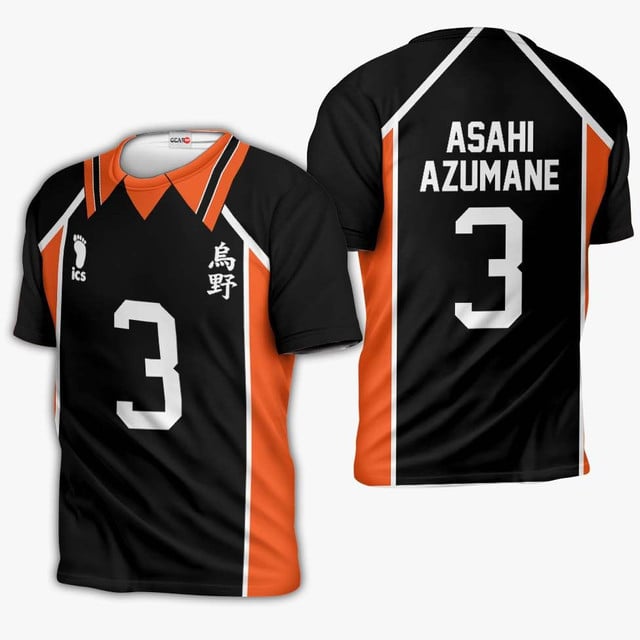 Karasuno Asahi Azumane Uniform Premium Outerwear Num 3