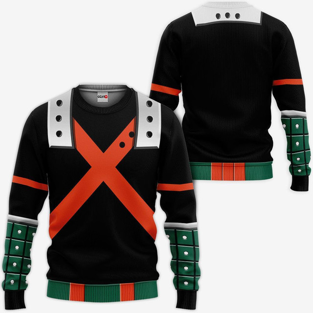 Katsuki Bakugo Premium Outerwear Costume Uniform Hero