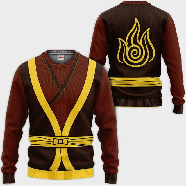 Avatar Zuko Uniform Premium Outerwear Costume