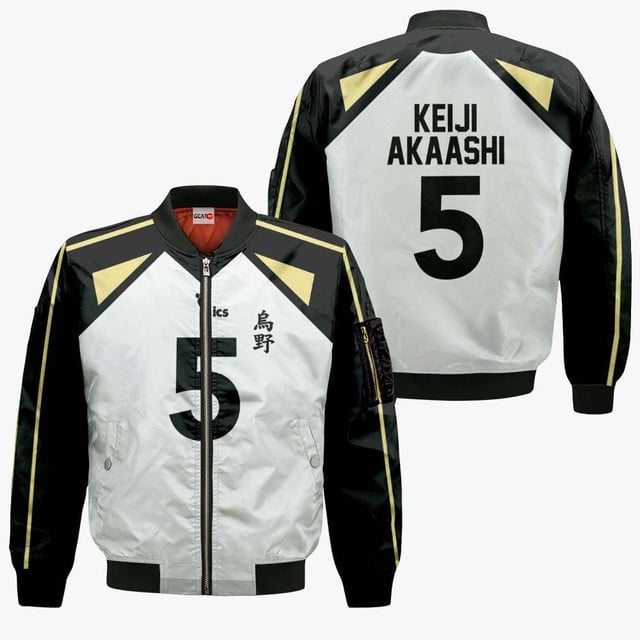 Fukurodani Keiji Akaashi Premium Outerwear Uniform Num 5 Anime