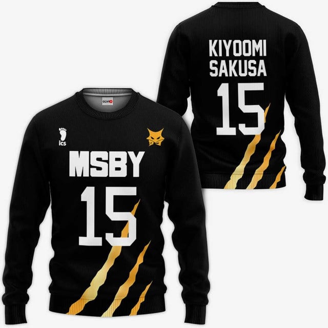 MSBY Kiyoomi Sakusa Premium Outerwear Uniform Number 15 Anime