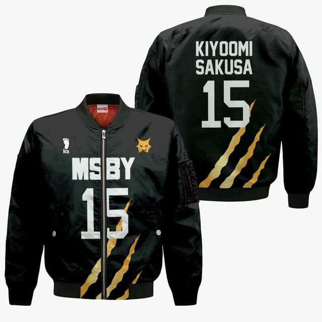 MSBY Kiyoomi Sakusa Premium Outerwear Uniform Number 15 Anime