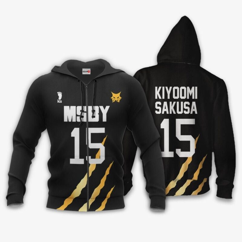 MSBY Kiyoomi Sakusa Premium Outerwear Uniform Number 15 Anime