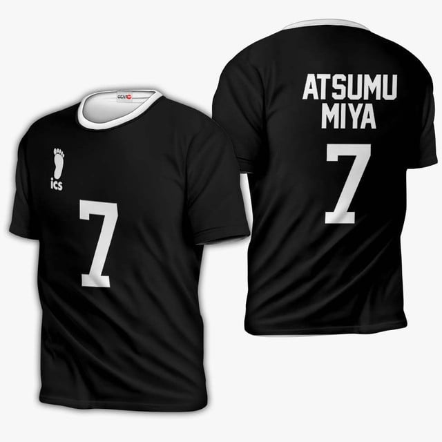 Inarizaki Atsumu Miya Premium Outerwear Uniform Number 7 Anime