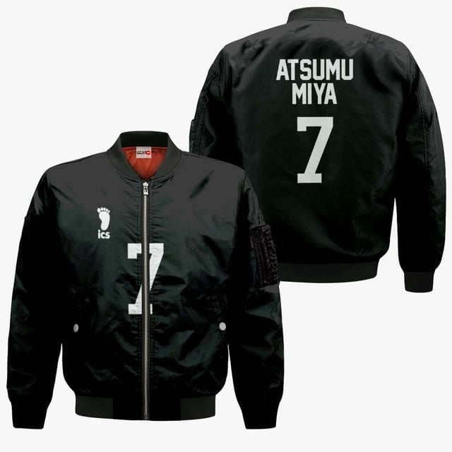 Inarizaki Atsumu Miya Premium Outerwear Uniform Number 7 Anime