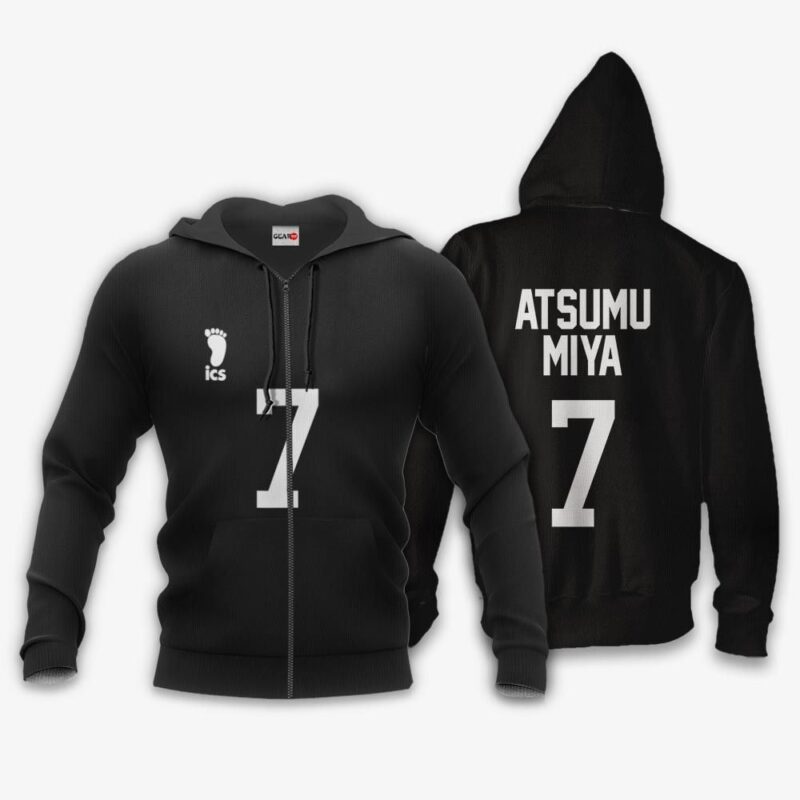 Inarizaki Atsumu Miya Premium Outerwear Uniform Number 7 Anime