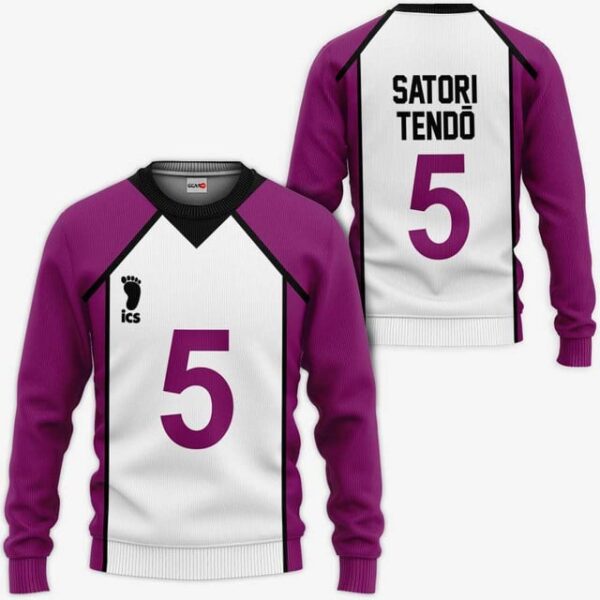 Shiratorizawa Satori Tendo Premium Outerwear Uniform Num 5 Anime