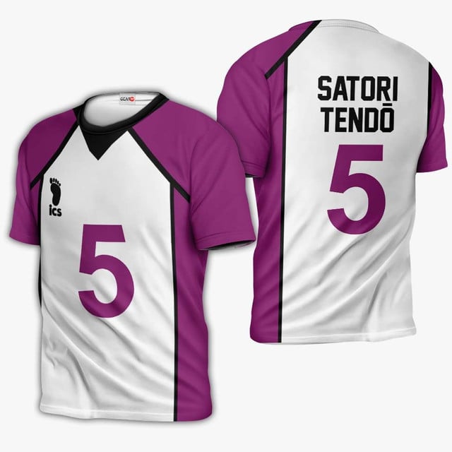 Shiratorizawa Satori Tendo Premium Outerwear Uniform Num 5 Anime