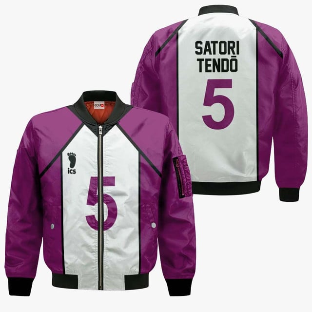 Shiratorizawa Satori Tendo Premium Outerwear Uniform Num 5 Anime