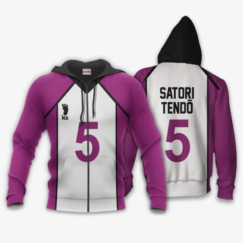 Shiratorizawa Satori Tendo Premium Outerwear Uniform Num 5 Anime