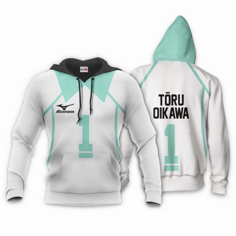 Aoba Johsai Toru Oikawa Premium Outerwear Uniform Num 1 Anime