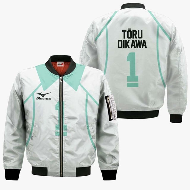 Aoba Johsai Toru Oikawa Premium Outerwear Uniform Num 1 Anime
