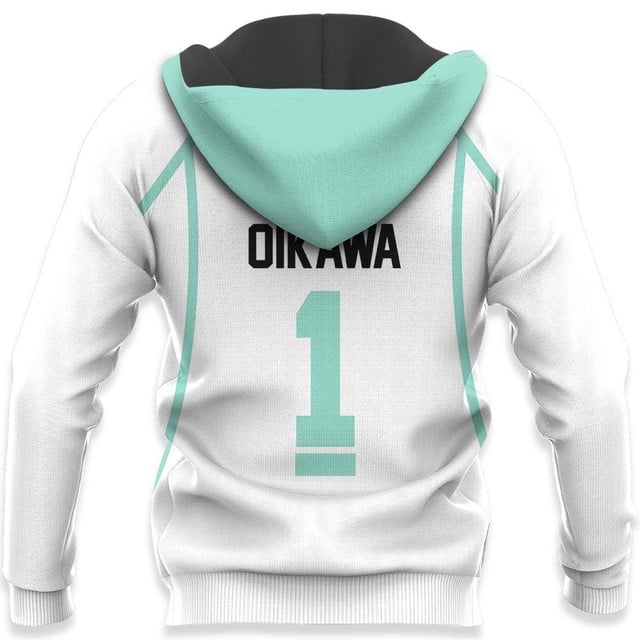Aoba Johsai Toru Oikawa Premium Outerwear Uniform Num 1 Anime