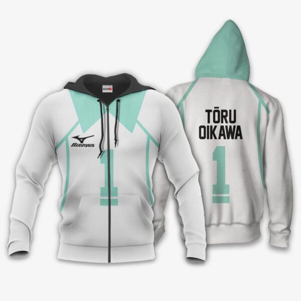 Aoba Johsai Toru Oikawa Premium Outerwear Uniform Num 1 Anime