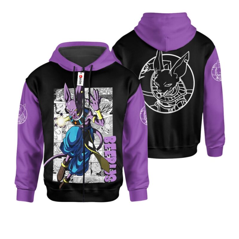 Beerus Sama Premium Outerwear Manga Style