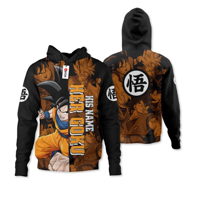 Her Goku Premium Outerwear Personalized Valentine's Shirt