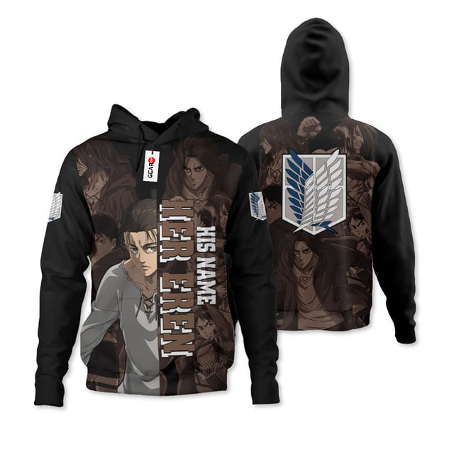 Her Eren Yeager Premium Outerwear Personalized Valentine's Shirt