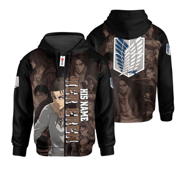 Her Eren Yeager Premium Outerwear Personalized Valentine's Shirt