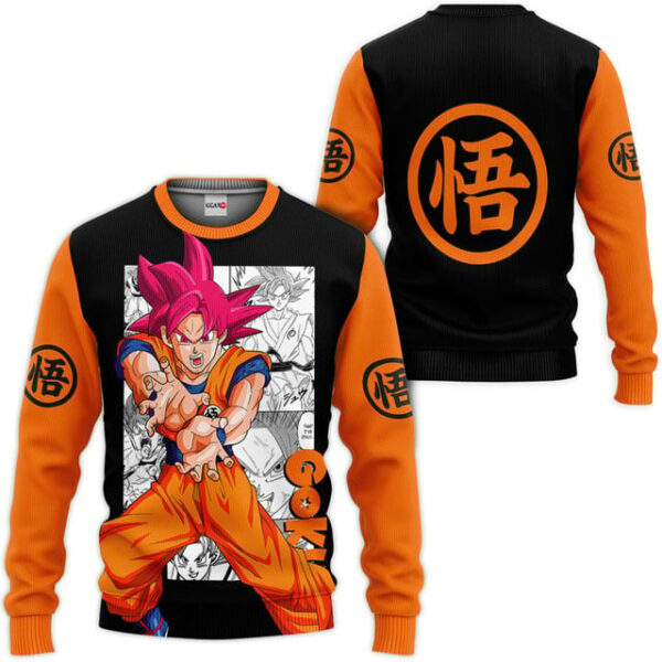 Goku God Premium Outerwear Manga Style