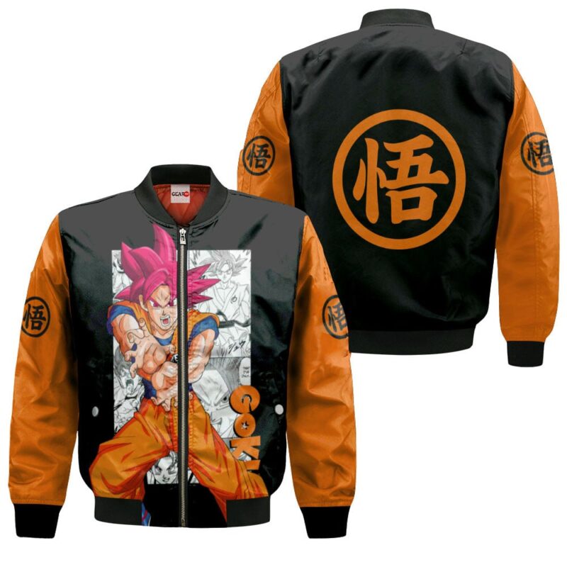 Goku God Premium Outerwear Manga Style