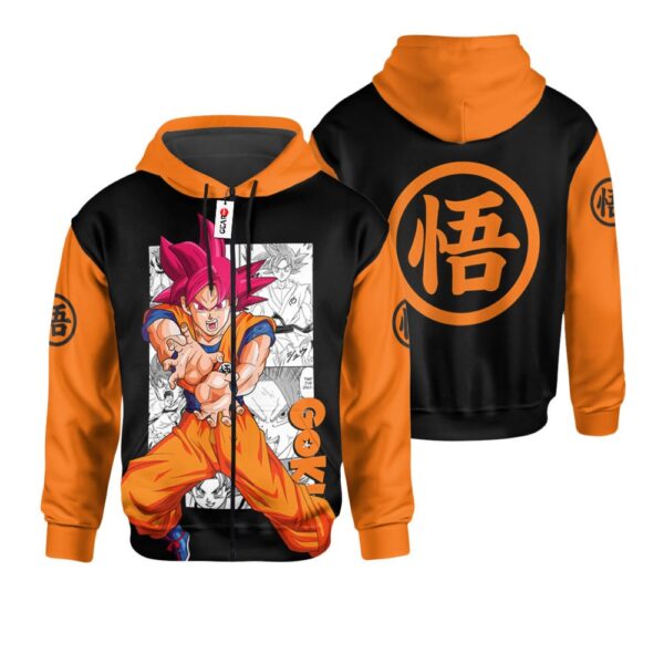 Goku God Premium Outerwear Manga Style