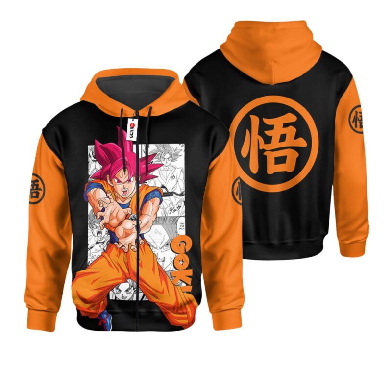 Goku God Premium Outerwear Manga Style