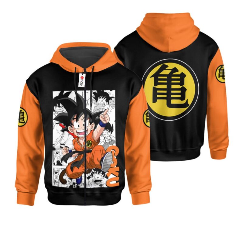 Goku Kid Premium Outerwear Manga Style