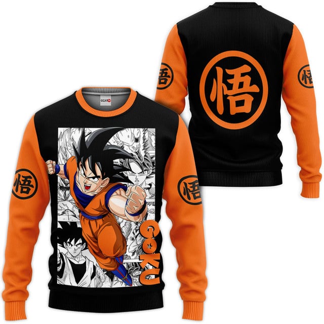 Goku Manga Style Premium Outerwear