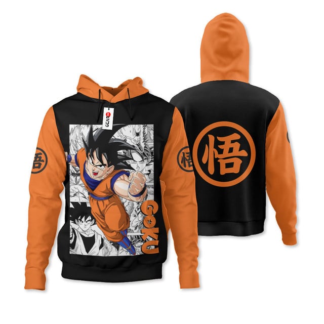 Goku Manga Style Premium Outerwear
