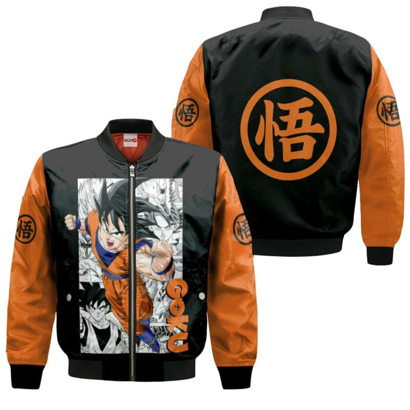 Goku Manga Style Premium Outerwear