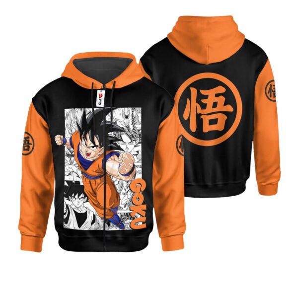 Goku Manga Style Premium Outerwear