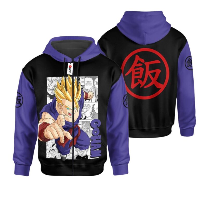 Gohan Adult SSJ2 Premium Outerwear Manga Style