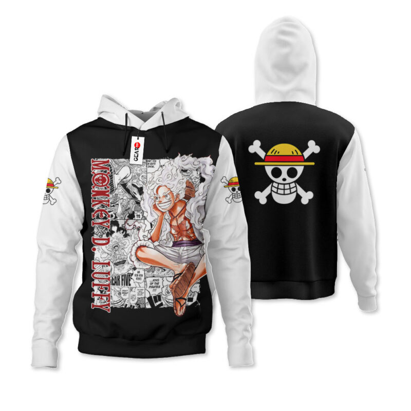 Luffy Gear 5th Premium Outerwear Manga Style