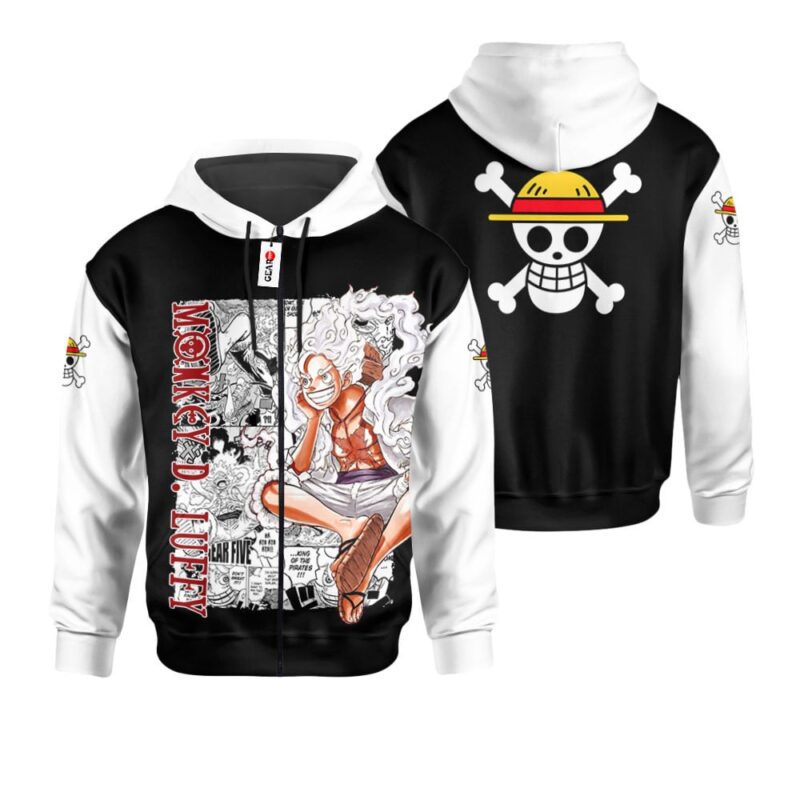 Luffy Gear 5th Premium Outerwear Manga Style