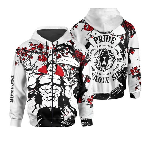 Lion's Sin Escanor Premium Outerwear Japanese Blossom