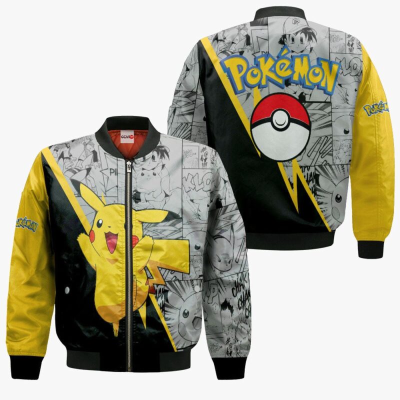 Pikachu Premium Outerwear Manga Style
