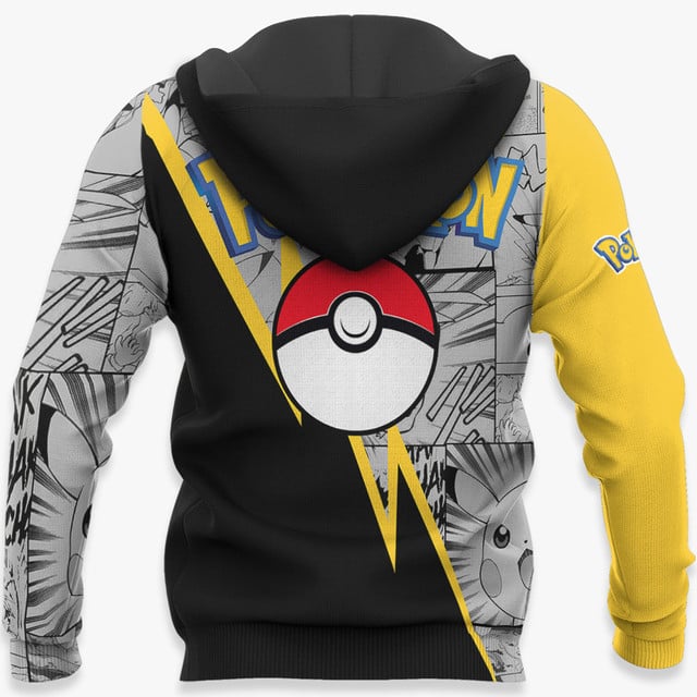 Pikachu Premium Outerwear Manga Style
