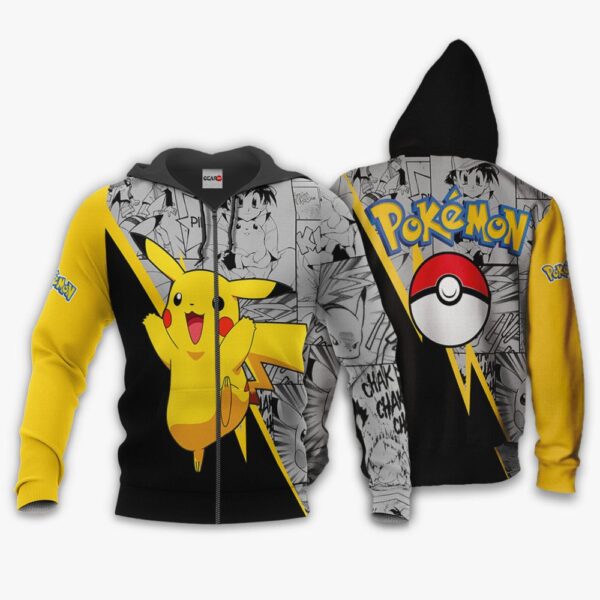 Pikachu Premium Outerwear Manga Style