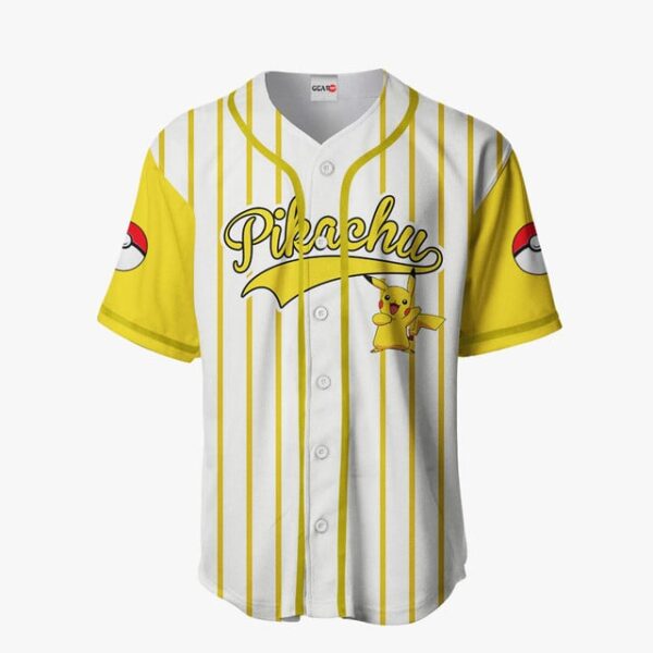Pikachu Baseball Jersey Pokemon Anime