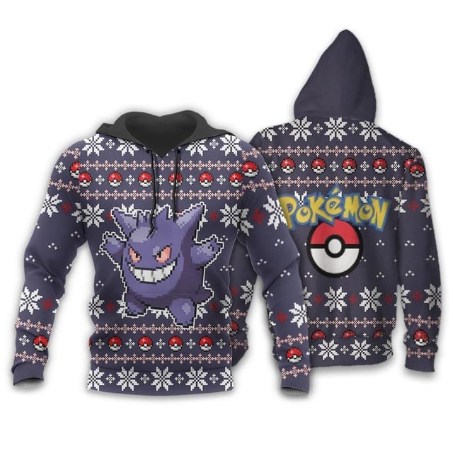 Gengar Ugly Christmas Sweater