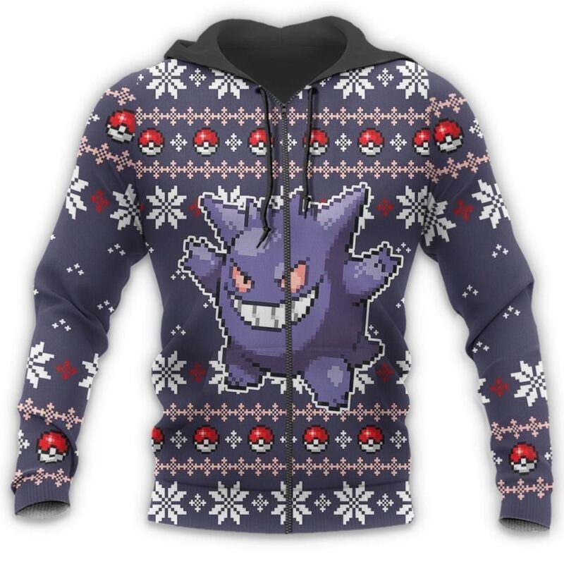 Gengar Ugly Christmas Sweater