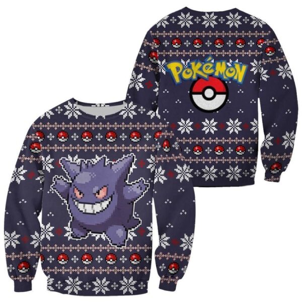 Gengar Ugly Christmas Sweater