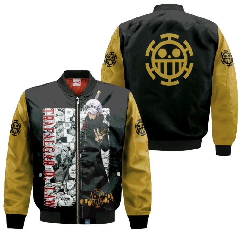 Trafalgar D. Law Premium Outerwear Mix Manga Name