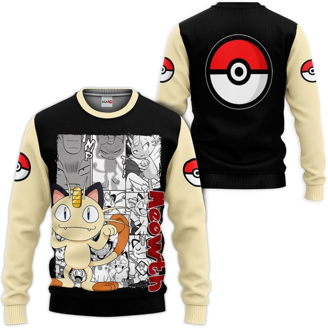 Meowth Premium Outerwear Personalized Mix Manga