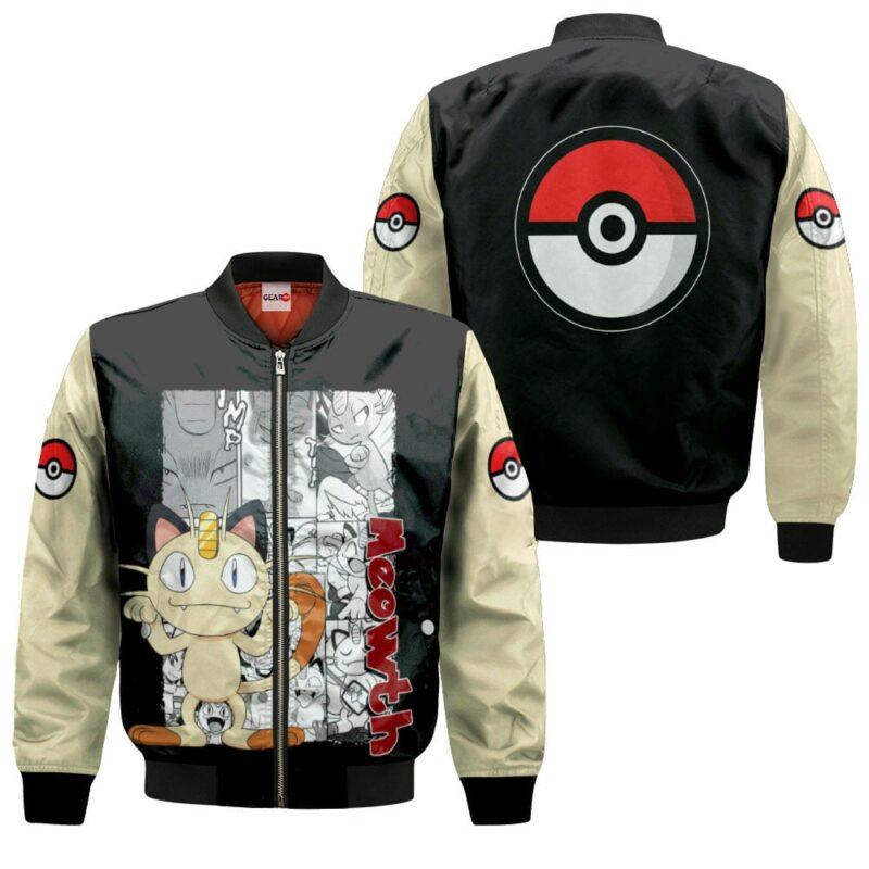 Meowth Premium Outerwear Personalized Mix Manga