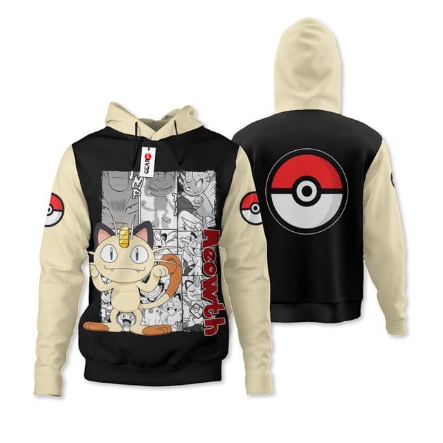 Meowth Premium Outerwear Personalized Mix Manga
